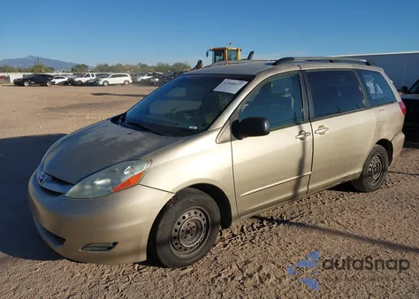 2006 Toyota Sienna Ce из США, поврежденный, VIN 5TDZA23CX6S410297